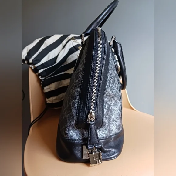 L.A.M.B Gwen Stefani black/gray travel, Satchel bag+ original dust bag